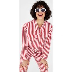 Kurtki damskie: Kurtka cropped w paski