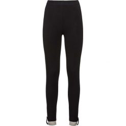 Legginsy bonprix czarny. Spodnie damskie bonprix. Za 44,99 zł.