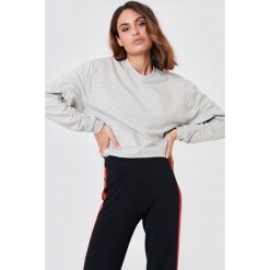 MSCH Copenhagen Bluza Fifi Tia - Grey. Szare bluzy rozpinane damskie MSCH Copenhagen, z dzianiny, z długim rękawem, długie. W wyprzedaży za 42,59 zł.