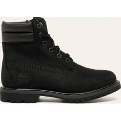 Timberland - Workery skórzane Waterville. Czarne workery damskie Timberland, ze skóry, na sznurówki. W wyprzedaży za 539,90 zł.