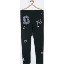 Coccodrillo - Legginsy dziecięce 128-158 cm. Czarne legginsy dziewczęce marki COCCODRILLO, l, z nadrukiem, z elastanu. W wyprzedaży za 52,90 zł.