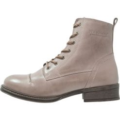 Buty damskie: Ten Points Botki sznurowane taupe