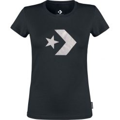 Bluzki damskie: Converse Star Chevron Metallic Crew Tee Koszulka damska czarny