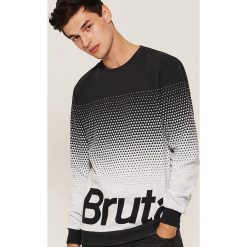 Bluza z nadrukiem - Jasny szar. Szare bluzy męskie marki House, s, z nadrukiem. Za 99,99 zł.