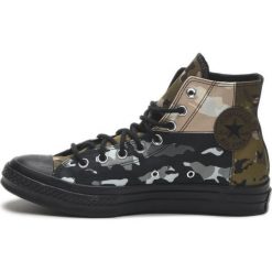 Converse Chuck 70 Blocked Camo Tenisówki Czarny Zielony. Czarne trampki męskie Converse, bez wzorów, z materiału, bez zapięcia. Za 447,95 zł.