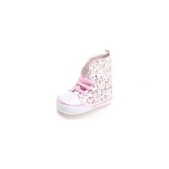 Staccato Girls Buty Kwiatki - Gr.Moda (6 - 24 miesięcy ). Szare buciki niemowlęce dziewczęce marki Staccato, z bawełny. Za 45,90 zł.