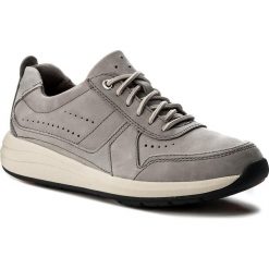 Półbuty CLARKS - Un Coast Form 261332497 Grey Combi. Szare półbuty męskie marki Clarks, na co dzień, bez wzorów, ze skóry, eleganckie, bez zapięcia. W wyprzedaży za 319,00 zł.