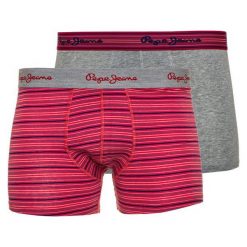 Pepe Jeans Podwójne Opakowanie Męskich Bokserek Yuri Xl Czerwony. Czerwone bokserki męskie Pepe Jeans, bez wzorów, z jeansu. Za 159,00 zł.