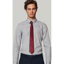 Elegancka koszula z tkaniny poplin - Jasny szar. Szare koszule męskie marki House, l, z bawełny. Za 79,99 zł.