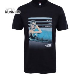 KOSZULKA THE NORTH FACE M S/S REISSUE TEE TNF BLACK. Czarne koszulki męskie The North Face, s, bez wzorów, z bawełny, bez kołnierzyka, z krótkim rękawem, krótkie. Za 83,99 zł.