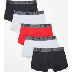 Bokserki męskie: 5 pack bokserek – Szary
