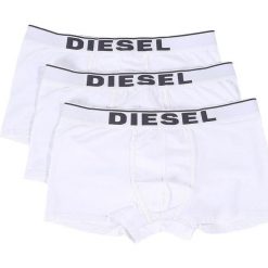Diesel bokserki męskie 3 pack Damien XL białe. Białe bokserki męskie Diesel, bez wzorów, z bawełny. Za 179,00 zł.
