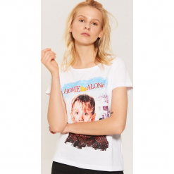 T-shirt Home Alone - Biały. Białe t-shirty damskie House, l. Za 49,99 zł.