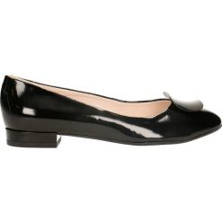 Baleriny EMMA. Czarne baleriny damskie marki Gino Rossi, ze skóry, eleganckie, na obcasie. Za 249,90 zł.