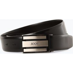 Joop - Męski pasek skórzany, czarny. Czarne paski męskie JOOP!, w paski, eleganckie. Za 299,95 zł.