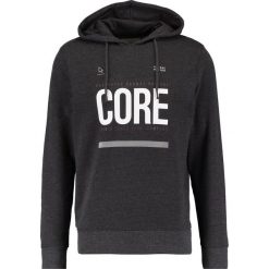 Bejsbolówki męskie: Jack & Jones JCOSCONE HOOD Bluza z kapturem dark grey melange