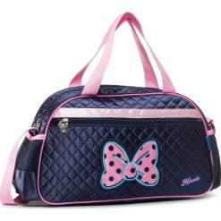 Torba MINNIE MOUSE - ACCCS-AW19-17DSTC Navy. Różowe torby podróżne Minnie Mouse, z motywem z bajki, z materiału. Za 79,99 zł.