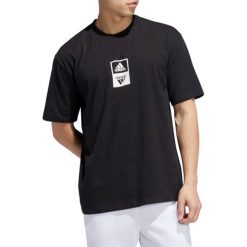 Adidas One Team Tee ED8292 t-shirt męskie czarne S. Czarne t-shirty męskie Adidas, s, bez wzorów, z bawełny, klasyczne, bez kołnierzyka. W wyprzedaży za 99,99 zł.