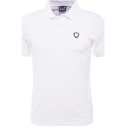 EA7 Emporio Armani Koszulka polo white. Białe koszulki męskie EA7 Emporio Armani, xl, bez wzorów, z elastanu, polo, bez rękawów. Za 359,00 zł.