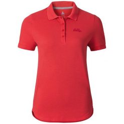 Odlo Koszulka s/s TRIM czerwona r. M. Czerwone topy sportowe damskie marki Odlo, m. Za 179,95 zł.