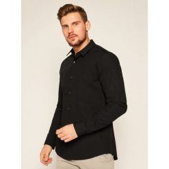 Koszula Calvin Klein Jeans Stretch Shirt J30J316085. Czarne koszule męskie Calvin Klein Jeans, m, bez wzorów, z jeansu, biznesowe, bez kołnierzyka, bez rękawów. Za 349,00 zł.