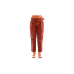 Spodnie z lejącego materiału 40weft CARAS. Pomarańczowe spodnie damskie 40weft. Za 415,04 zł.