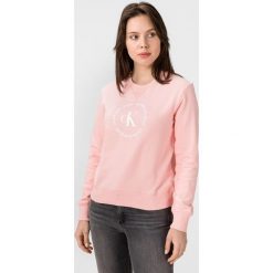 Calvin Klein Bluza Różowy. Różowe bluzy damskie Calvin Klein, s, z haftami, z bawełny, bez rękawów, bez kaptura. Za 421,95 zł.