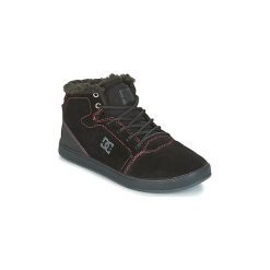 Buty Dziecko DC Shoes CRISIS HIGH WNT. Czarne trampki chłopięce marki DC Shoes, bez wzorów, bez zapięcia. Za 247,20 zł.