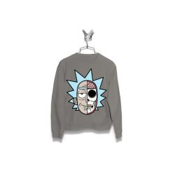 Bluza Pół Czaszki Rick Męska. Czarne bluzy męskie Failfake, s. Za 170,00 zł.