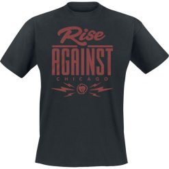 T-shirty męskie z nadrukiem: Rise Against Type T-Shirt czarny