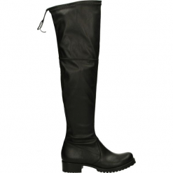 Kozaki - 310-155R E NE. Czarne buty zimowe damskie Venezia, ze skóry ekologicznej. Za 149,00 zł.