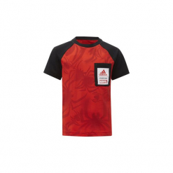 T-shirty z krótkim rękawem Dziecko adidas Koszulka Marvel Spider-Man. Czerwone t-shirty chłopięce z krótkim rękawem Adidas, z motywem z bajki. Za 89,95 zł.