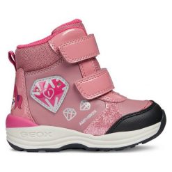 Geox Dziewczęce Buty Zimowe Za Kostkę New Gulp, 20, Różowe. Różowe buty dziewczęce zimowe Geox, za kostkę, bez zapięcia. Za 329,00 zł.