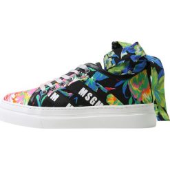 Trampki i tenisówki damskie: MSGM ANKLE KNOT LACEUP CUPSOLE Tenisówki i Trampki black
