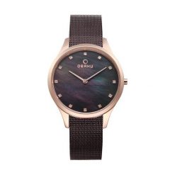 Obaku V217LXVNMN - Negocjuj cenę zakupu, na pewno będziesz zadowolony. Czarne zegarki damskie marki Obaku. Za 558,00 zł.