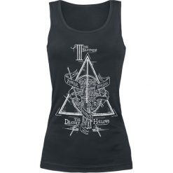 Topy damskie: Harry Potter The Deathly Hallows Top damski czarny