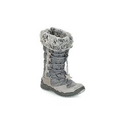 Śniegowce Dziecko Primigi MATRIX GORE-TEX. Szare kozaki dziewczęce Primigi, bez wzorów, z gore-texu, bez obcasa. Za 300,30 zł.