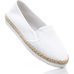 Espadryle damskie: Espadryle bonprix biały