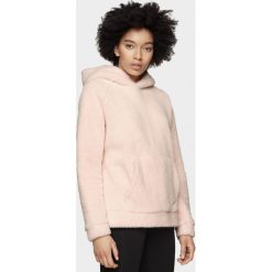 Bluza damska. Bluzy damskie s, bez wzorów, z dzianiny, bez rękawów, z kapturem. W wyprzedaży za 79,99 zł.
