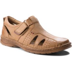 Sandały LASOCKI FOR MEN - MI18-276-05 Beżowy. Brązowe klapki męskie marki Lasocki For Men, ze skóry. W wyprzedaży za 149,99 zł.