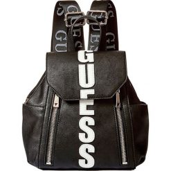 Plecak w kolorze czarnym - (S)20,5 x (W)25 x (G)13 cm. Czarne plecaki damskie Michael Kors, Guess, bez wzorów, ze skóry. W wyprzedaży za 439,95 zł.