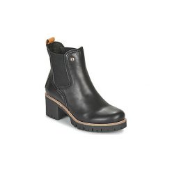Botki Panama Jack PIA. Czarne botki damskie Panama Jack, bez obcasa, bez zapięcia. Za 829,00 zł.