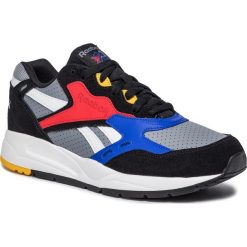Buty Reebok - Bolton Essential Mu DV8756 Black/Cold Grey/Acid Blue. Szare półbuty męskie Reebok, na co dzień, bez wzorów, z zamszu, eleganckie, bez zapięcia. W wyprzedaży za 279,00 zł.