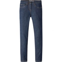 Jeansy dziewczęce: Dżinsy SKINNY bonprix ciemnoniebieski „stone”