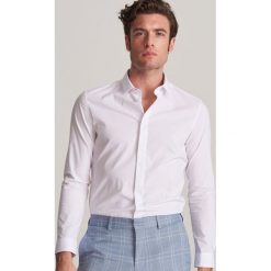 Elegancka koszula z krytymi guzikami - Biały. Białe koszule męskie Reserved, s, eleganckie. Za 109,99 zł.