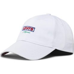Czapka z daszkiem LEVI'S® - 231692-6 51. Białe czapki damskie bez wzorów, z bawełny. Za 139,00 zł.