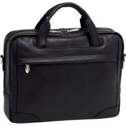 Torba MCKLEIN Bridgeport 17 cali Czarny. Czarne torby na laptopa Mcklein, w paski, biznesowe. Za 826,99 zł.