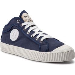 Trampki PEPE JEANS - In-G Hi Man PMS30544 Navy 595. Niebieskie półbuty męskie Pepe Jeans, na co dzień, bez wzorów, z jeansu, bez zapięcia. W wyprzedaży za 189,00 zł.