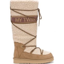 TWINSET Śniegowce Brązowy. Pomarańczowe śniegowce damskie Twinset, na zimę, z materiału, bez zapięcia. Za 836,95 zł.