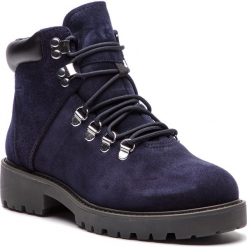 Trapery VAGABOND - Kenova 4457-040-67 Indigo. Niebieskie buty zimowe damskie Vagabond, ze skóry. Za 549,00 zł.